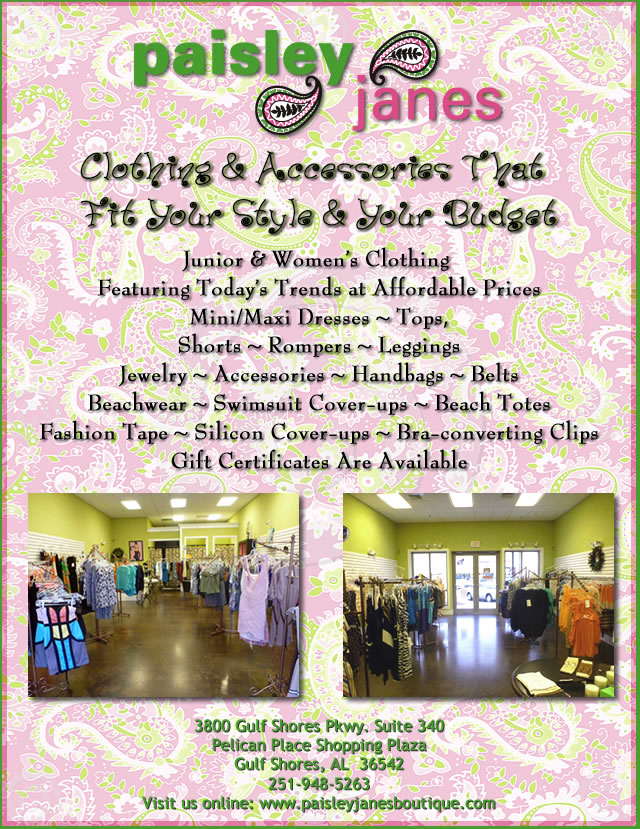 Paisley Janes Boutique now open in Pelican Place Shopping Plaza